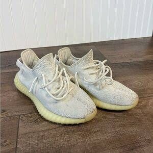Adidas Yeezy Boost 350 V2 Men's Size 7.5 Butter Bone Cream White Sneaker Shoes